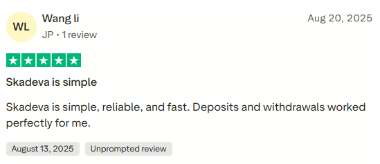 Skadeva forex broker review